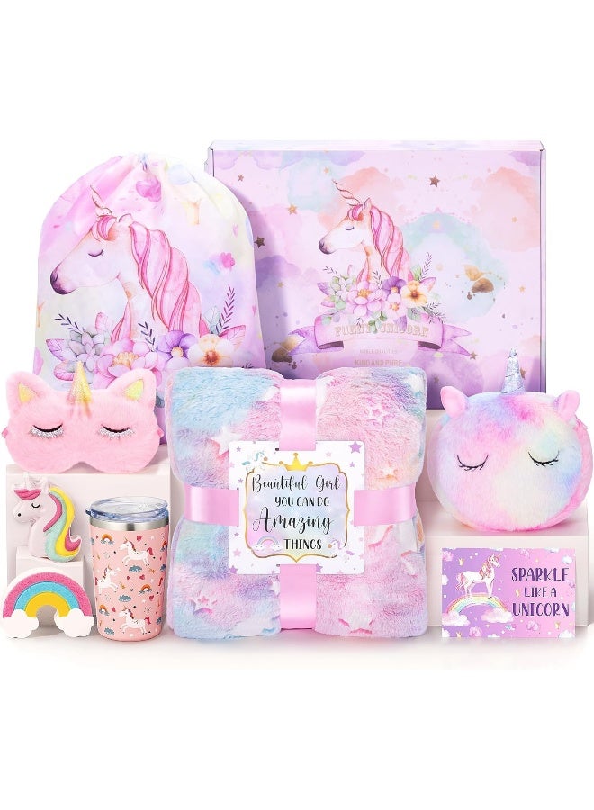 Tiblue Unicorn Gifts for Girls, Girls Toys Age 4-6 6-8, Easter Gift for Kids Tween Girl Gift Trendy Stuff Birthday Gifts for 3 4 5 6 7 8 9 10 Year Old Toddler Teen Unicorn Toys for Girl Daughter Niece - Image 1